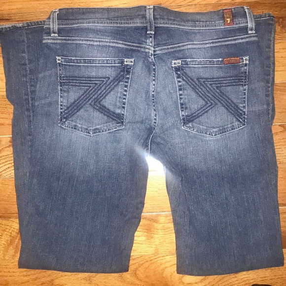 |7 for all Mankind| Blue Flynt Jeans - Size 31 - Picture 3 of 8
